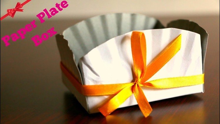 Paper plate Box (Easy Craft)