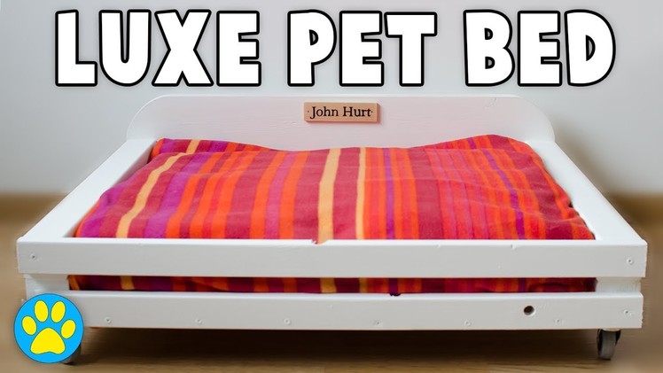 Simple DIY Wooden Pet Bed