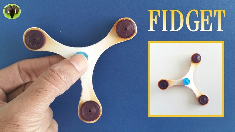 Slim Fidget Spinner without Bearing - Handmade | DIY Tutorial by Paper Folds - 711