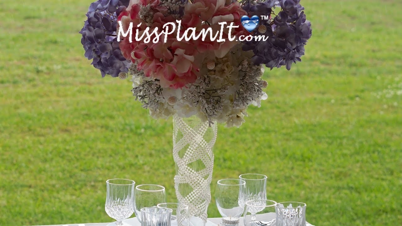 Tall Wedding Centerpiece.DIY. How to Create this  Breath of Fresh Air Flower  Wedding Centerpiece!