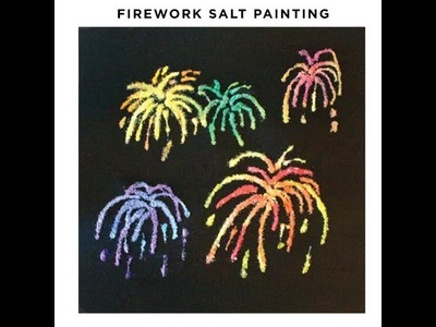 Very easy painting for kids. Salt Painting