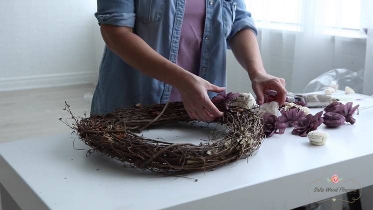 Wreath Craft Kit Tutorial | Sola Wood Flowers