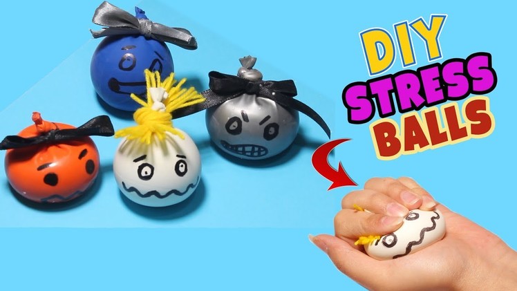 4 Squishy STRESS BALLS you need to try. DIY handmade super soft stress ball with balloons