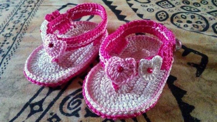 Adorable and FREE Crochet Baby Sandals Patterns
