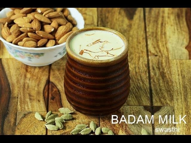 Badam milk recipe | How to make badam milk or badam doodh