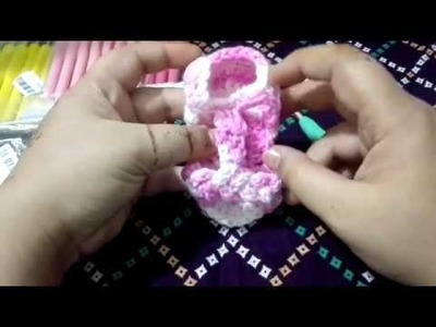 Crochet Baby Sandals (Part 1) URDU VERSION