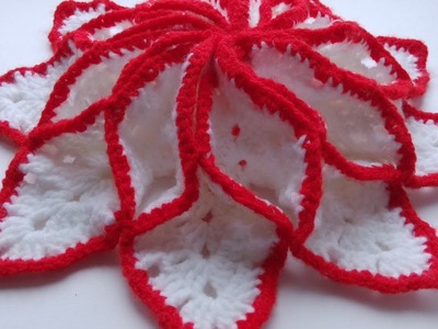Crochet Decorative flower.flor decorativa