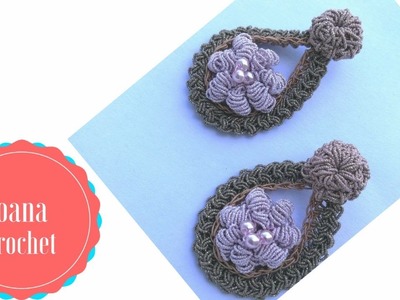 Crochet fancy earrings by Oana
