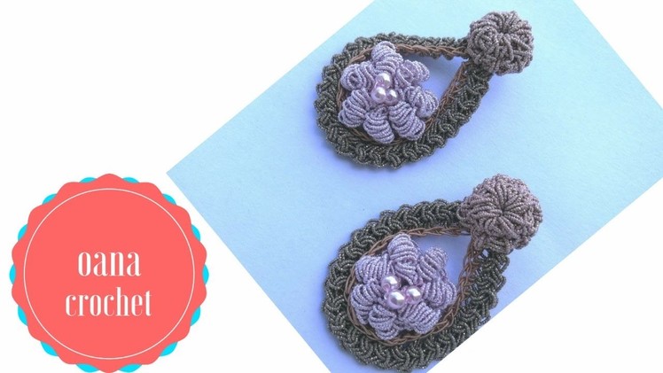 Crochet fancy earrings by Oana