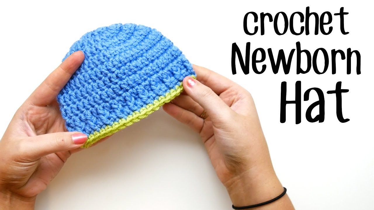 Hat Crochet Parker Newborn Hat How To Crochet The Blanket Stitch 