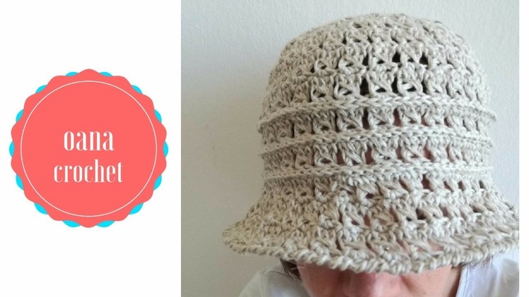 Crochet Summer Chic Hat by Oana