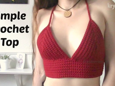 DIY Crochet Top. Simple Crochet Top