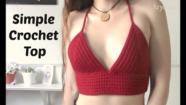 DIY Crochet Top. Simple Crochet Top