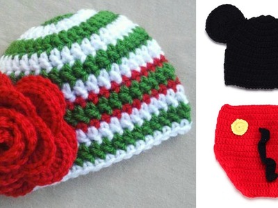 Free Crochet Patterns For Baby Hats And Booties