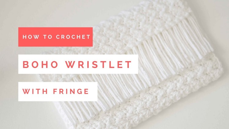 How to Crochet a Boho Wristlet with Fringe