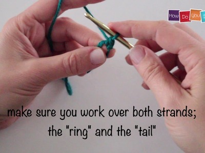 How to crochet a magic ring with single crochet #29