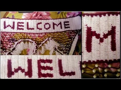 HOW TO CROCHET LETTERS