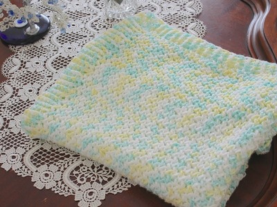 How to Crochet Mini Bean Puff Stitch.ZIG-ZAG BLANKET