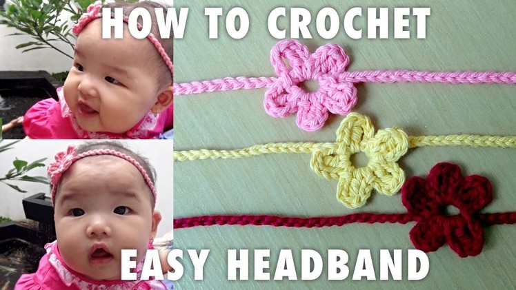 How To Crochet Simple Headband For Babies