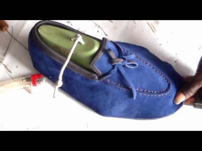 How to hand weave loafers and moccasins
