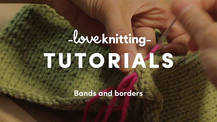 How To Knit - Bands And Borders (US Terminology)
