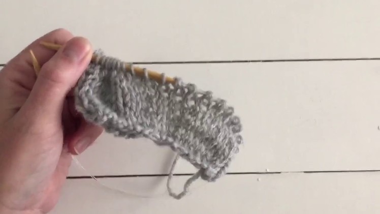 How to knit the knit stitch - continental style