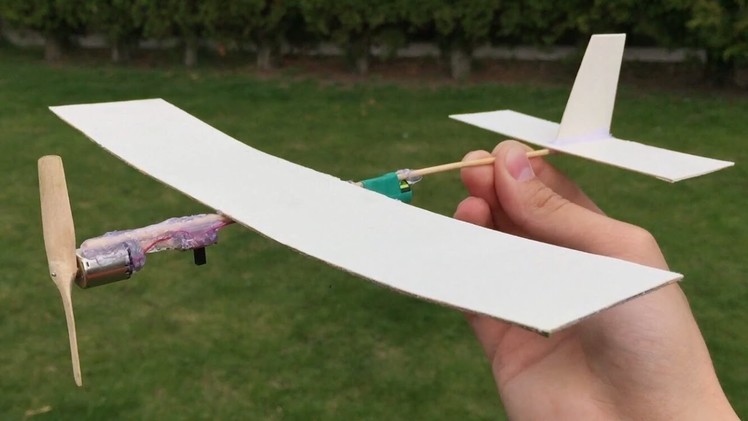 How to Make a Cardboard Plane with Electric Engine