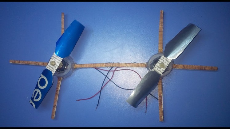 How to Make a Helicopter Under 5 minutes with DC Motor, The Simplest