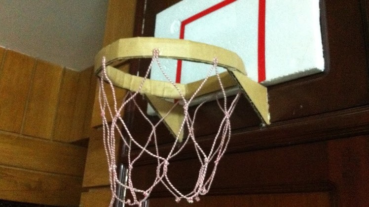 How to make a homemade basketball net| How make an easy basketball string
