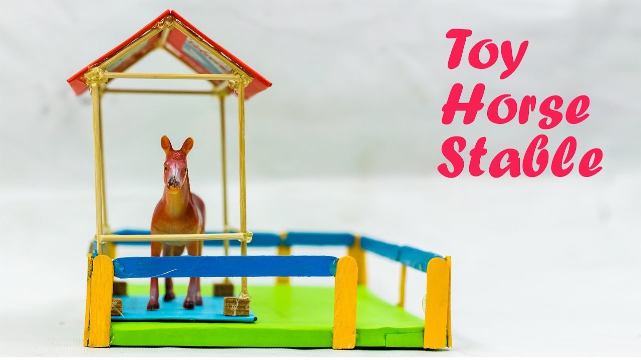 toy horse stable diy