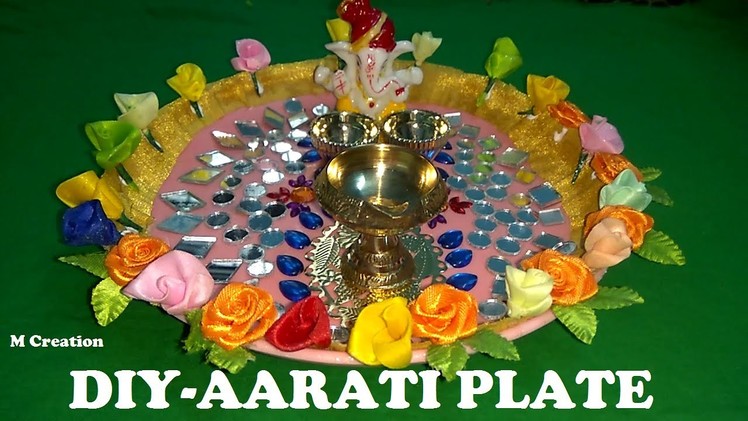 How to make AARATI THALI.AARATI PLATES