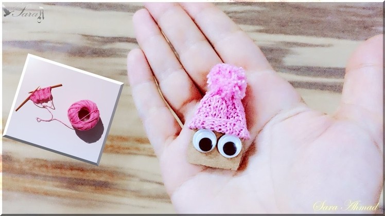 How to make miniature knitting hat