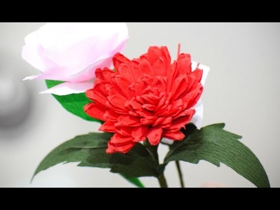 How to Make Paper Flowers | Flower tutorial | DIY Life Hack