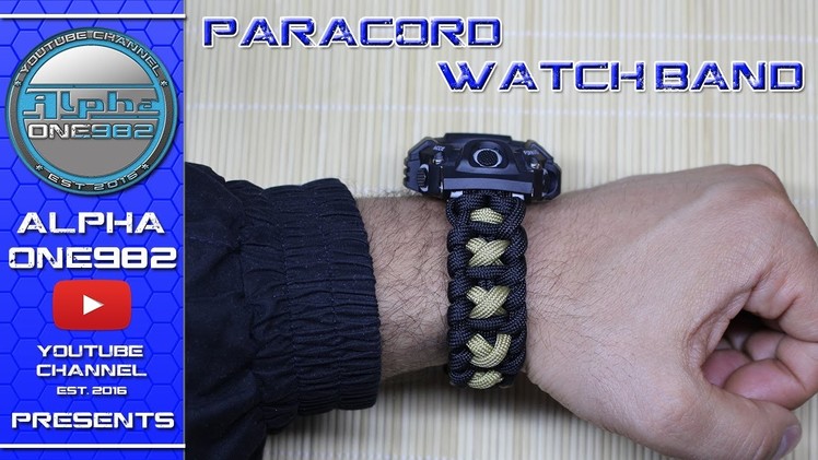 How to make Paracord Watchband   The Ultimate Paracord Watchband