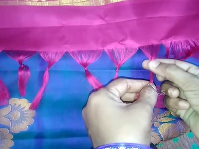 How to make saree kuchu easily I saree tassels I kuchu making video I Bridal pattu saree kuchu
