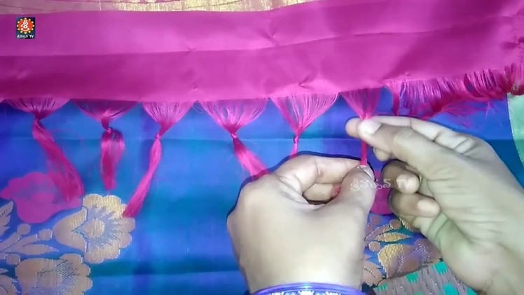 How to make saree kuchu easily I saree tassels I kuchu making video I Bridal pattu saree kuchu