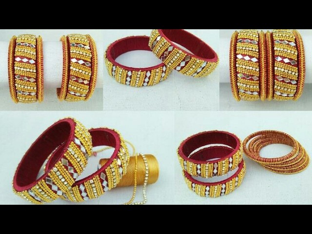 How To Make Silk Thread Bangles . DIY. How To Make Designer Silk Thread Bangles. Latest