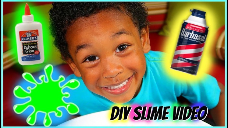 How to Make Slime DIY Tutorial! Whip Whip! Three easy steps! SLIME for Kids