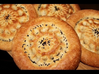 How To Make Tajik Naan or Non - Tajik Bread - Traditional Tajikistan Recipe