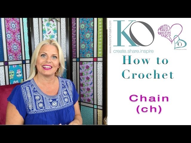 Kristin Omdahl's Crochet Stitch Library: Chain