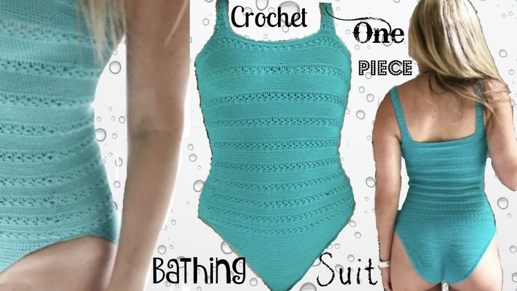 One Piece Crochet Bathing Suit