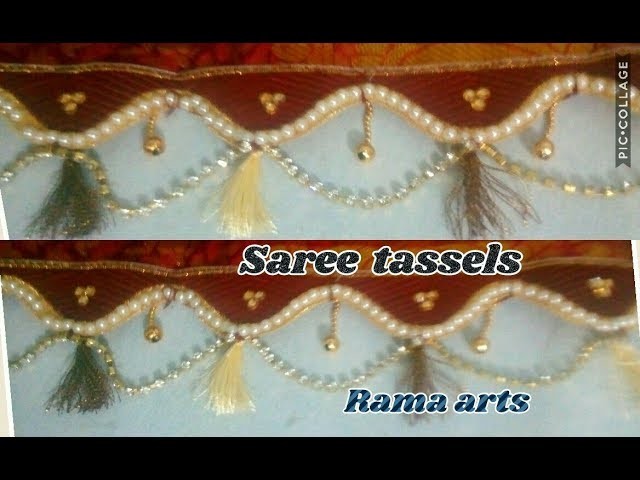 Pattu saree tassels. saree kuchu - How to make saree tassels