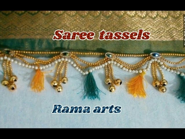 Saree tassels - How to make saree tassels | Tassels tutorials