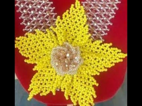 The tutorial on how to make this beautiful yellow  bead brooch