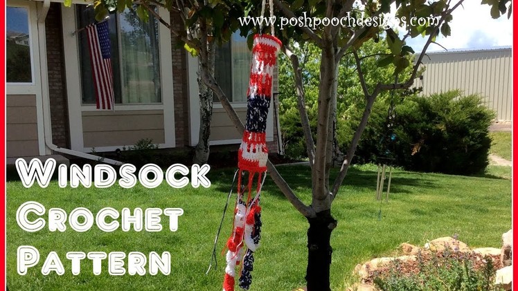 Windsock Crochet Pattern