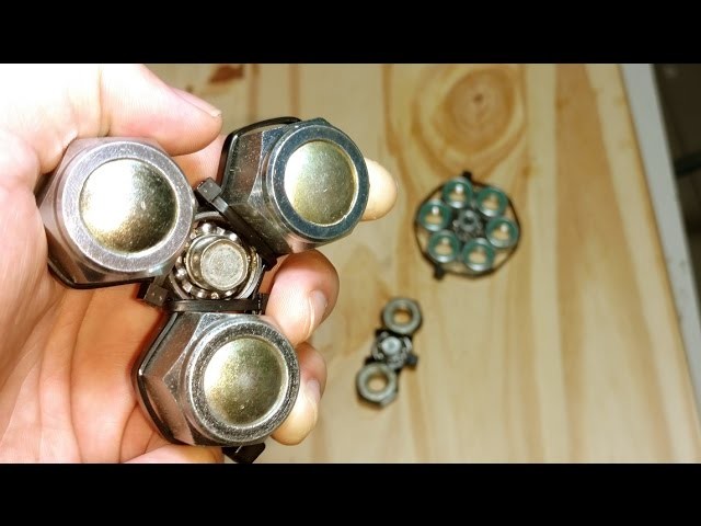 3 Fidget Spinner Barato, sencillo y casero - como hacer. how to make