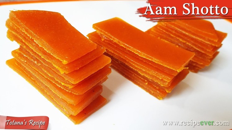Aam Papad Recipe In Bengali - How to make Aam Papad -Mango Papad | Aam Shotto Recipe | আমসত্ত্ব