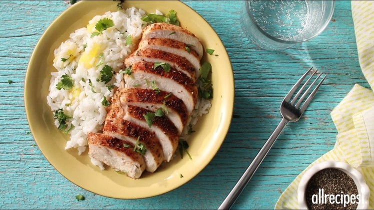 Chicken Recipes - How to Make Caribbean Chicken with Pineapple Cilantro Rice