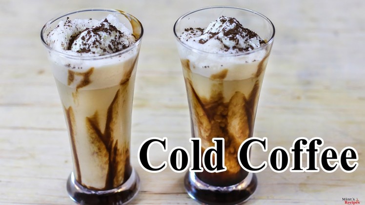 Cold Coffee Recipe WIth Ice Cream In Hindi-How To Make Cold Creamy Coffee-Beaten Coffee-Ep-219