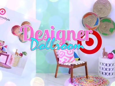 DIY - How to Make: Designer Doll Room | Make a Doll Room from a Target Catalog